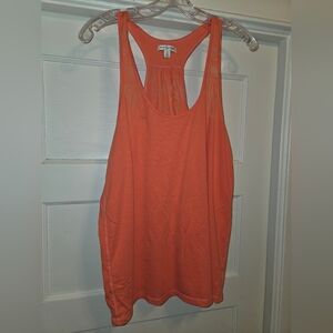 American Eagle Outfitters Vibrant Orange Tank Top